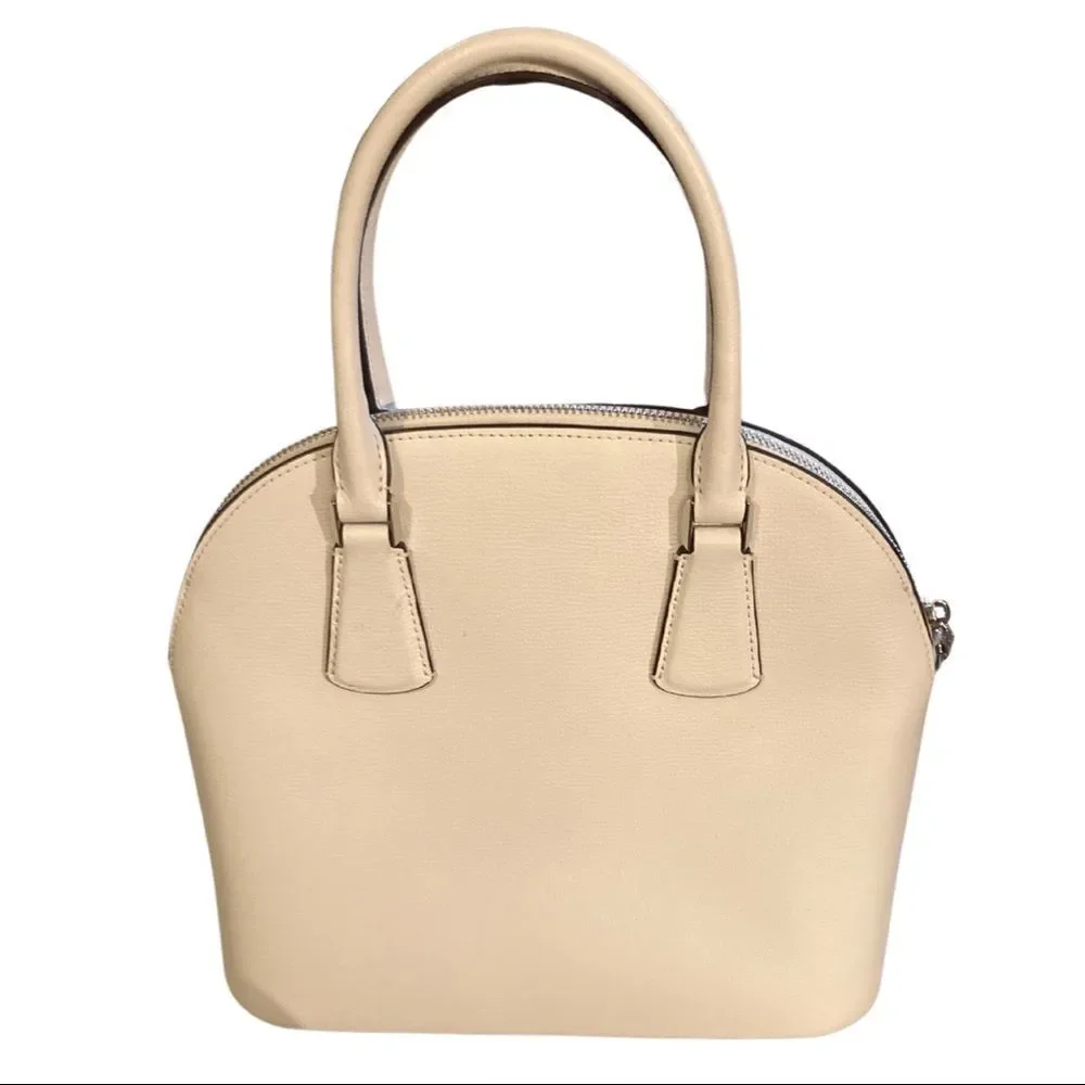Kate Spade White Perforated Sylvia Satchel